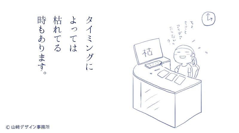 「タイミング」0409/つぶやきイラスト